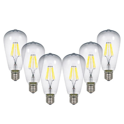AC220-240V 4W ST64 LED Light Bulb Dimmable Adjustable Brightness 6 Pack Ash Color Lamp Shade E27 Base Socket Holder Warm White Por
AC220-240V 4W ST64 LED Light Bulb Dimmable Adjustable Brightness 6 Pack Ash Color Lamp Shade E27 Base Socket Holder Warm White Por