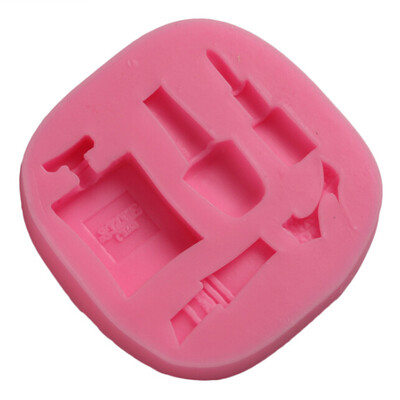 Hot 1pc New Fashion Perfume Nail Polish Lipstick Silicone DIY Cake Mold Cosmetic Cake Mould Baking Decoration
Hot 1pc New Fashion Perfume Nail Polish Lipstick Silicone DIY Cake Mold Cosmetic Cake Mould Baking Decoration