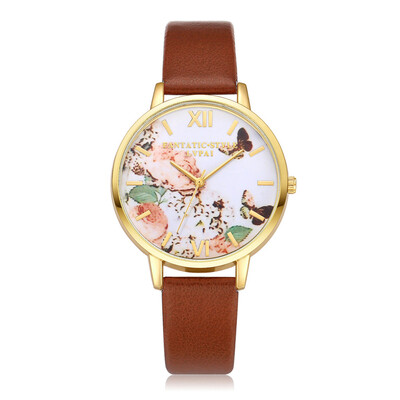 LVPAI Luxury Leather Women Dress Watches Wristwatch Fashion Flower Butterfly Ladies Bracelet Female Round Clock Quartz Watch 533
LVPAI Luxury Leather Women Dress Watches Wristwatch Fashion Flower Butterfly Ladies Bracelet Female Round Clock Quartz Watch 533