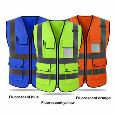 US High Visibility Reflective Safety Jacket Zip Security Clothes Waistcoat Vest
US High Visibility Reflective Safety Jacket Zip Security Clothes Waistcoat Vest