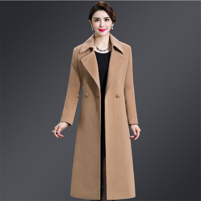 Winter 2018 woollen outerwear womens long - length Korean imitation fox fur collar double - sided cashmere coat
Winter 2018 woollen outerwear womens long - length Korean imitation fox fur collar double - sided cashmere coat