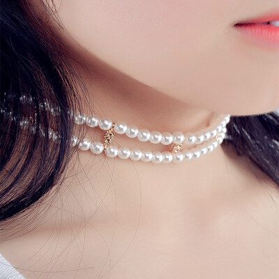 New Fashion Luxury Imitation Pearls Choker Necklace for Women Cross Pendant Necklaces 2019 Gold Color Hyperbole Coin Jewelry
New Fashion Luxury Imitation Pearls Choker Necklace for Women Cross Pendant Necklaces 2019 Gold Color Hyperbole Coin Jewelry