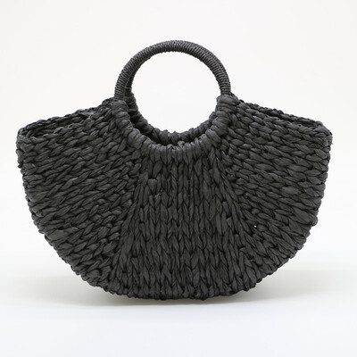 2018 new Handmade Bag Women Pompon Beach Weaving Ladies Straw Bag Wrapped Beach Bag Moon shaped Bag
2018 new Handmade Bag Women Pompon Beach Weaving Ladies Straw Bag Wrapped Beach Bag Moon shaped Bag