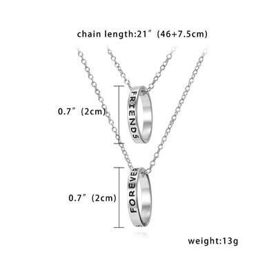 2PCSet Mothers Day Valentines Day Necklaces&Pendants Hollow Letter Stitching Best Friends Necklace Ladies Birthday Gift 
2PCSet Mothers Day Valentines Day Necklaces&Pendants Hollow Letter Stitching Best Friends Necklace Ladies Birthday Gift