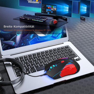 YWYT G837 Optical Wired Gaming Mouse 4 Adjustable DPI 3200DPI USB Gaming Mouse with Colorful Breathing Light
YWYT G837 Optical Wired Gaming Mouse 4 Adjustable DPI 3200DPI USB Gaming Mouse with Colorful Breathing Light