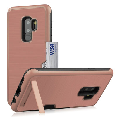 Bumper Case Samsung Galaxy S9 S9 Plus Card Holder Stand Cover Samsung SM G965FDS G9650DS G965F G965N G965W G965U Armor Case
Bumper Case Samsung Galaxy S9 S9 Plus Card Holder Stand Cover Samsung SM G965FDS G9650DS G965F G965N G965W G965U Armor Case