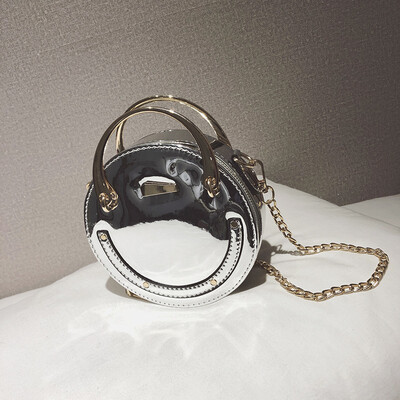 Bag female 2019 new personality laser chain mini portable small round bag small bag fashion Messenger bag
Bag female 2019 new personality laser chain mini portable small round bag small bag fashion Messenger bag