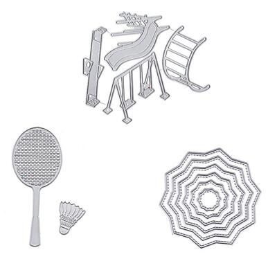 Metal Badminton Racket Play Facilities Stencil Embossing Cutting Dies 3D Scrapbooking Card Craft Dies
Metal Badminton Racket Play Facilities Stencil Embossing Cutting Dies 3D Scrapbooking Card Craft Dies