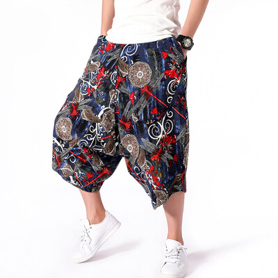 Tailored Mens Wide Crotch Harem Cotton Linen Wide-legged Bloomers Baggy Cropped Trousers
Tailored Mens Wide Crotch Harem Cotton Linen Wide-legged Bloomers Baggy Cropped Trousers