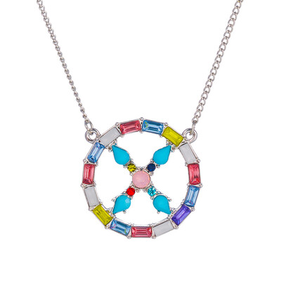 Multicolor fashion Silver charm 26 Alphabet Round pendant necklace pave zircon initial letter necklaces Couple Name necklace
Multicolor fashion Silver charm 26 Alphabet Round pendant necklace pave zircon initial letter necklaces Couple Name necklace