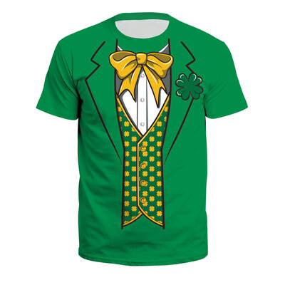Nomeni Unisex Men Women StPatricks Day Green Leaf Print Short Sleeve Tee Shirt Top
Nomeni Unisex Men Women StPatricks Day Green Leaf Print Short Sleeve Tee Shirt Top