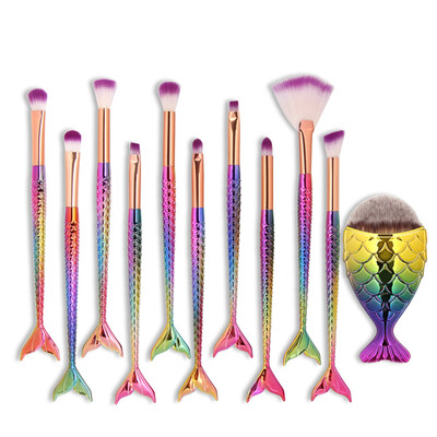 〖Follure〗New Arrival 11Pc Mermaid Foundation Eyeshadow Contour Eye Lip Makeup Brushes Set
〖Follure〗New Arrival 11Pc Mermaid Foundation Eyeshadow Contour Eye Lip Makeup Brushes Set