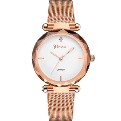 GENEVA Women Silver Watch Fashion Female Clocks Lady Luxury Quartz Wristwatch Stainless Steel Dress Watches Montre Femme
GENEVA Women Silver Watch Fashion Female Clocks Lady Luxury Quartz Wristwatch Stainless Steel Dress Watches Montre Femme