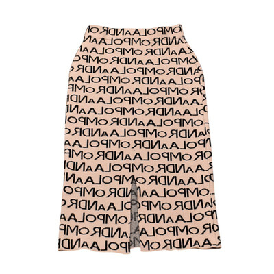 Women Fashion Knitted Skirt Female Autumn Winter Long Section High Waist Bag Hip Letters Print Split Skirt Black Gray
Women Fashion Knitted Skirt Female Autumn Winter Long Section High Waist Bag Hip Letters Print Split Skirt Black Gray
