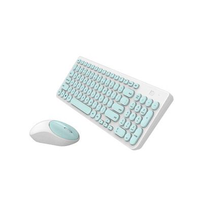 FD Wireless iK6630 Keyboard & Mouse Combo 24GHz Cute Round Key Set Smart Power-Saving Silent Clicks Slim Combo for Laptop Compute
FD Wireless iK6630 Keyboard & Mouse Combo 24GHz Cute Round Key Set Smart Power-Saving Silent Clicks Slim Combo for Laptop Compute