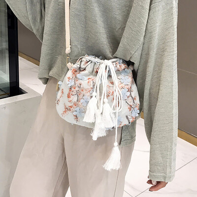 Tailored Women Joker Crossbody Fashion One Shoulder Drawstring Dumplings Bag