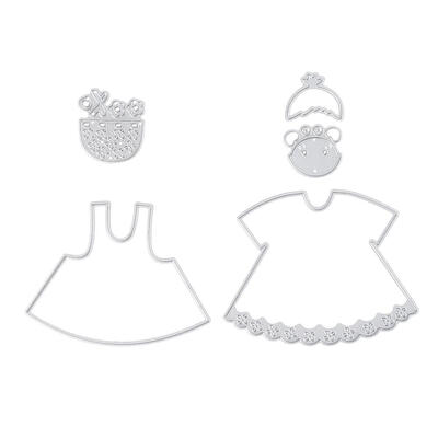 5pcs Metal Skirt Cutting Dies DIY Paper Card Scrapbooking Embossing Stencil