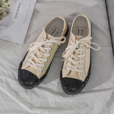 Siyi Mistery new canvas shoes female retro Harajuku board shoes tide Korea ulzzang biscuit shoes women
Siyi Mistery new canvas shoes female retro Harajuku board shoes tide Korea ulzzang biscuit shoes women