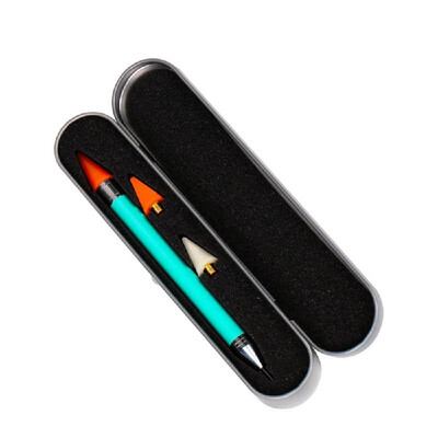 Nail Rhinestone Picker Dotting Tool with Extra Wax Head Dual-ended DIY Nail Art Tool with Case Acrylic Handle
Nail Rhinestone Picker Dotting Tool with Extra Wax Head Dual-ended DIY Nail Art Tool with Case Acrylic Handle