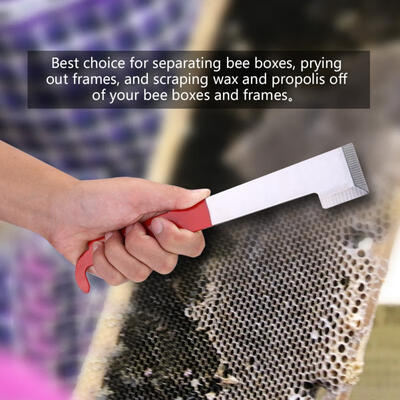 Greensen J Shape Stainless Steel Scraping Knife Scraper Beekeeper Tool Beekeeping Equipment
Greensen J Shape Stainless Steel Scraping Knife Scraper Beekeeper Tool Beekeeping Equipment