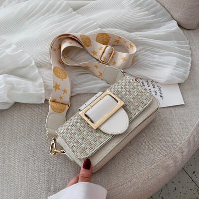 Ins vintage woven bag Joker wide shoulder strap small square bag new 2019 small fresh shoulder slung womens bag
Ins vintage woven bag Joker wide shoulder strap small square bag new 2019 small fresh shoulder slung womens bag