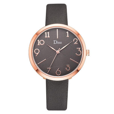 Minimalism Womens Watches Rose Roman Numeral Disc Ladies Quartz Wristwatch Leather Strap Temperament Clock Reloj Mujer 
Minimalism Womens Watches Rose Roman Numeral Disc Ladies Quartz Wristwatch Leather Strap Temperament Clock Reloj Mujer