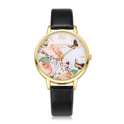 LVPAI Luxury Leather Women Dress Watches Wristwatch Fashion Flower Butterfly Ladies Bracelet Female Round Clock Quartz Watch 533
LVPAI Luxury Leather Women Dress Watches Wristwatch Fashion Flower Butterfly Ladies Bracelet Female Round Clock Quartz Watch 533