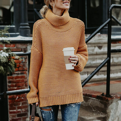 〖Follure〗Women Long Sleeve Loose Turtleneck Knitted Sweater Jumper Pullover Top Blouse
〖Follure〗Women Long Sleeve Loose Turtleneck Knitted Sweater Jumper Pullover Top Blouse