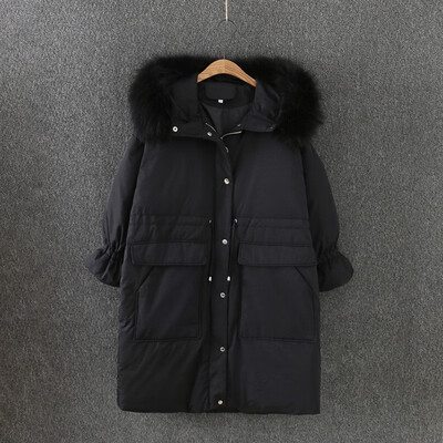 2018 autumn winter Korea real fur collar thickening down jacket plus-size womens loose Korean version with extra thick hat
2018 autumn winter Korea real fur collar thickening down jacket plus-size womens loose Korean version with extra thick hat