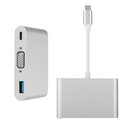 Greensen 3-in-1 Multi-function Type-C to VGAUSB30PD Converter Adapter Hub for Computer Laptop VGA Converter Type-C to USB30
Greensen 3-in-1 Multi-function Type-C to VGAUSB30PD Converter Adapter Hub for Computer Laptop VGA Converter Type-C to USB30
