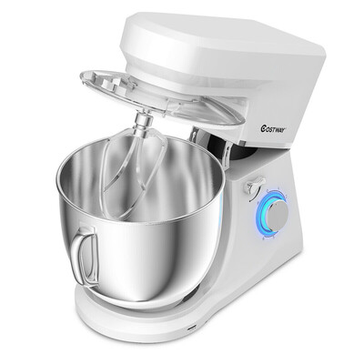 75 Qt 6 Speed 660 W Tilt-Head Stand Mixer-White