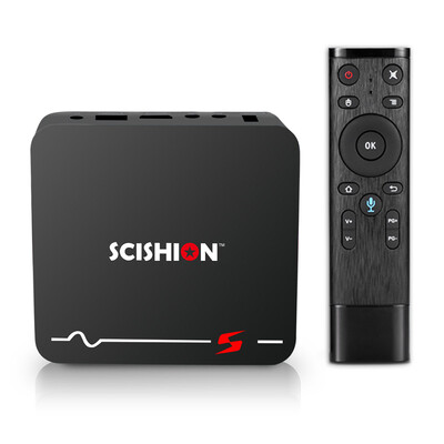 SCISHION S Smart Android 81 TV Box 2GB16GB RK3229 Quad-core Voice Search 4K UHD H265 VP9 DLNA WiFi LAN RJ45 Ethernet HD Media P
SCISHION S Smart Android 81 TV Box 2GB16GB RK3229 Quad-core Voice Search 4K UHD H265 VP9 DLNA WiFi LAN RJ45 Ethernet HD Media P
