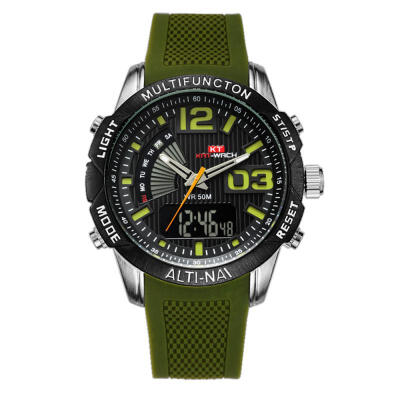 Multi Fashionable Sport Electric Watch Waterproof Quartz Night Light Wristband For Men
Multi Fashionable Sport Electric Watch Waterproof Quartz Night Light Wristband For Men