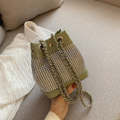 Tailored Fashion Women Sequins Handle Bag Bucket Leather Bag Diamonds Chain Shoulder Bags
Tailored Fashion Women Sequins Handle Bag Bucket Leather Bag Diamonds Chain Shoulder Bags
