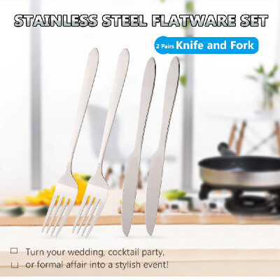 5 Pairs Stainless Steel Flatware Silverware Set Knives&Forks Home Kitchen Hotel Restaurant Tableware Cutlery Set
5 Pairs Stainless Steel Flatware Silverware Set Knives&Forks Home Kitchen Hotel Restaurant Tableware Cutlery Set