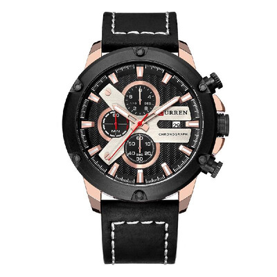 CURREN 8308 Business Men Quartz Watch Calendar Chronograph Fashion Casual Leather Band Male Wristwatch
CURREN 8308 Business Men Quartz Watch Calendar Chronograph Fashion Casual Leather Band Male Wristwatch