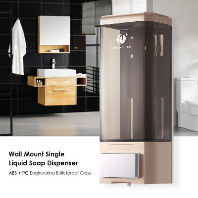 CHUANGDIAN Manual Single Bottle Wall Mount Soap Dispenser 500ml Liquid Hand Cleanser Washroom Lotion Dispenser for Hospital Home H
CHUANGDIAN Manual Single Bottle Wall Mount Soap Dispenser 500ml Liquid Hand Cleanser Washroom Lotion Dispenser for Hospital Home H