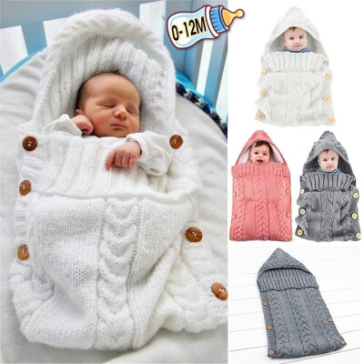 Newborn Baby Infant Swaddle Wrap Blanket Sleeping Bag Knitted Hooded Sleep Sacks for 0-12 Month Baby
Newborn Baby Infant Swaddle Wrap Blanket Sleeping Bag Knitted Hooded Sleep Sacks for 0-12 Month Baby