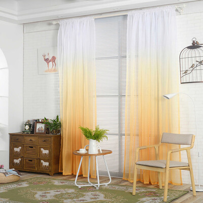 Toponeto Gradient Sheer Curtain Tulle Window Voile Drape Valance Smooth Panel Fabric
Toponeto Gradient Sheer Curtain Tulle Window Voile Drape Valance Smooth Panel Fabric