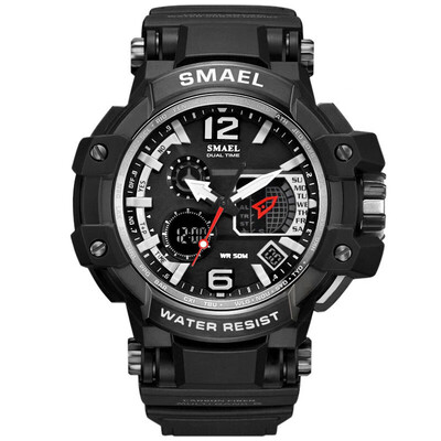 Gobestart SMAEL Sport Watch Men Digital LED Electronic Watches Rubber Quartz Wristwatches