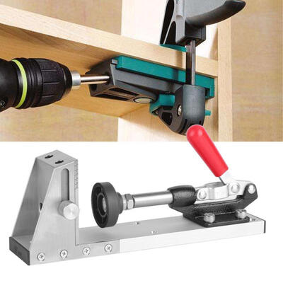 Greensen Wood Work Hole Positioner Woodworking Inclined Pocket Hole Drill Bit Clamp Kit
Greensen Wood Work Hole Positioner Woodworking Inclined Pocket Hole Drill Bit Clamp Kit