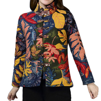 Toponeto Women Folk-Custom Linen Print Cotton Buttons Short Coat Parka Jacket Outwear
Toponeto Women Folk-Custom Linen Print Cotton Buttons Short Coat Parka Jacket Outwear