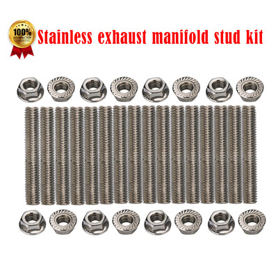 Tailored Stainless Exhaust Manifold Stud Kit For Ford 46 & 54 Liter V8 2 Manifolds