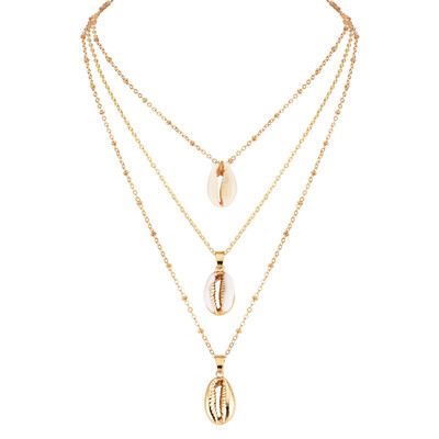 Puka Natural Shell gold cowrie Shell necklace women cowry seashell necklace bijoux collier femme bohemian jewellry best friend
Puka Natural Shell gold cowrie Shell necklace women cowry seashell necklace bijoux collier femme bohemian jewellry best friend