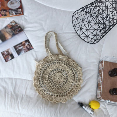 2019 Large Capacity Women Straw Shoulder Bags Solid Summer Beach Bags Hollow Out Handmade Circular Woven Reusable Shopping Bags
2019 Large Capacity Women Straw Shoulder Bags Solid Summer Beach Bags Hollow Out Handmade Circular Woven Reusable Shopping Bags