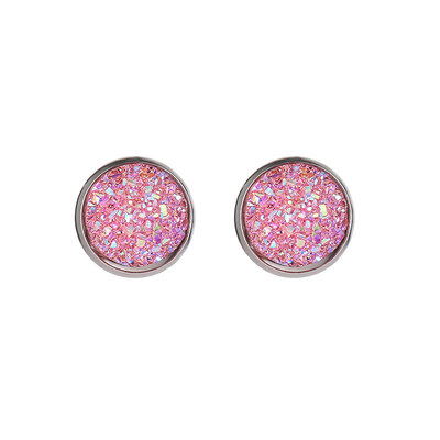 Temperament Geometric Round Star Shaped Stud Earring Symmetrical Inlay Color Stainless Steel Wild Earbob
Temperament Geometric Round Star Shaped Stud Earring Symmetrical Inlay Color Stainless Steel Wild Earbob
