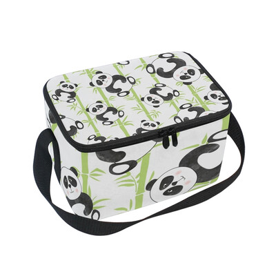 ALAZA Lunch Box Insulated Panda Bears Bamboo Lunch Bag Large Cooler Tote Bagfor Men Women
ALAZA Lunch Box Insulated Panda Bears Bamboo Lunch Bag Large Cooler Tote Bagfor Men Women