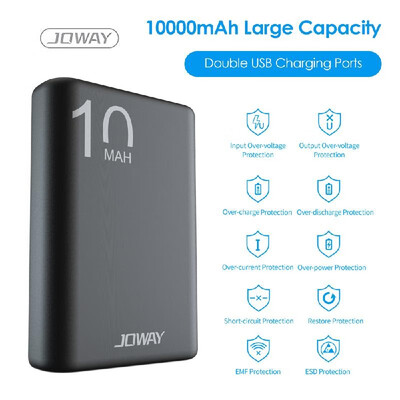 JOWAY Power-Bank with Dual USB Charging Ports 10000mAh20000mAh Large Capacity Portable Charging Mobile Phone Charger External Bat
JOWAY Power-Bank with Dual USB Charging Ports 10000mAh20000mAh Large Capacity Portable Charging Mobile Phone Charger External Bat