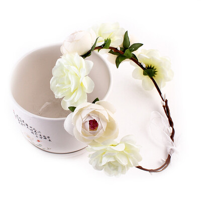 〖Follure〗Women Bohemia Handmade Flower Hairband Wedding Wreath Bridal Headdress
〖Follure〗Women Bohemia Handmade Flower Hairband Wedding Wreath Bridal Headdress