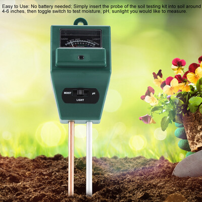 Greensen 3 in 1 PH Tester Soil Water Moisture Light Test Meter Sunlight Sensor for Garden Plant Flower
Greensen 3 in 1 PH Tester Soil Water Moisture Light Test Meter Sunlight Sensor for Garden Plant Flower